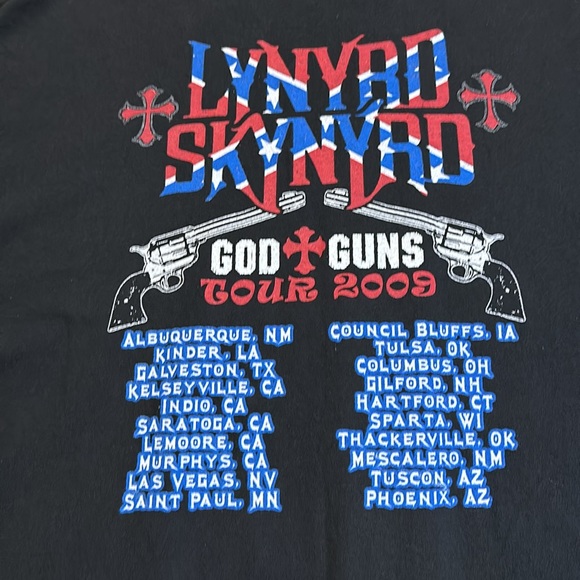 Lynyrd Skynyrd black short sleeve concert T-shirt Xl - Picture 4 of 7